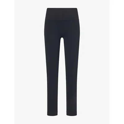 Perfect Moment Womens  Thermal Modal And Cashmere-blend Leggings In Black