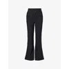 Perfect Moment Womens Aurora High-rise Flared Softshell Ski Trousers Pm Black
