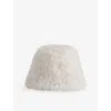 Perfect Moment Womens  Faux-fur Bucket Hat In Brown