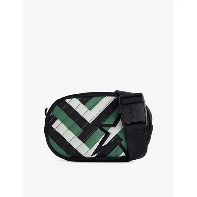 Perfect Moment Womens Waffle Print - Green Star Woven Belt Bag