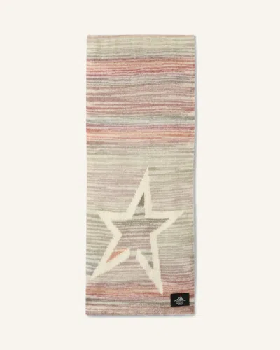 Perfect Moment Wool & Mohair Pastel Striped Scarf Onesize In Pastel-rainbow