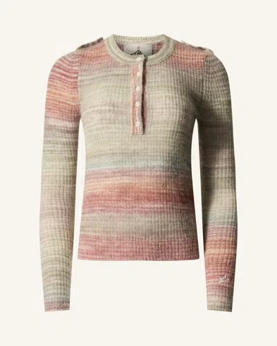 Perfect Moment Wool Pastel Knit Top Xs In Multi