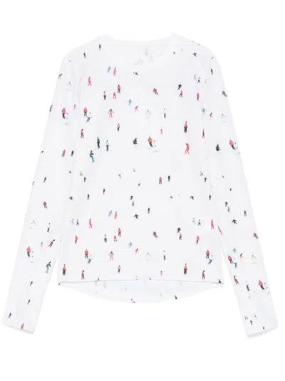 Perfect Moment X Dede Johnston Compression Top In Weiss