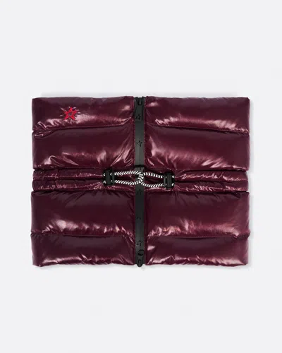 Perfect Moment Zip Neck Warmer Onesize In Burgundy