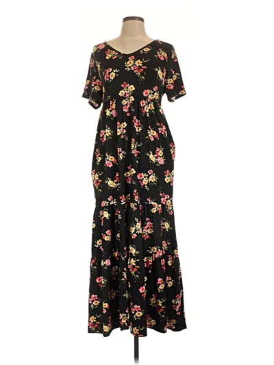 Pre-owned Perfect Peach Casual Dress In Black