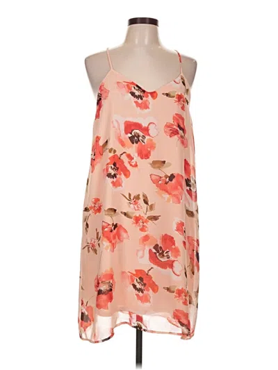 Pre-owned Perfect Peach Casual Dress In Tan