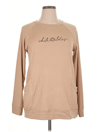Pre-owned Perfect Peach Long Sleeve T-shirt In Tan