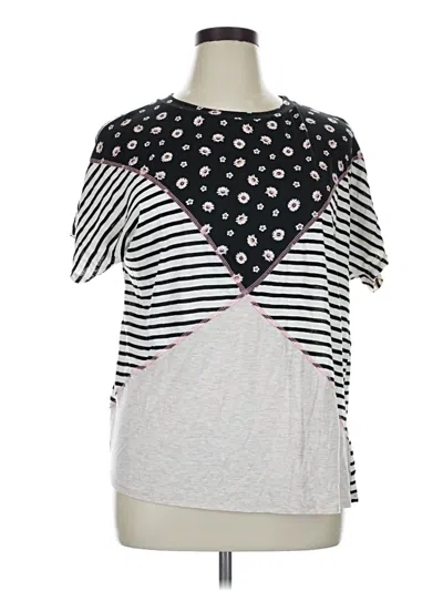 Pre-owned Perfect Peach Short Sleeve T-shirt In Gray