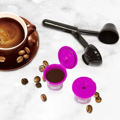 Perfect Pod Café Fill Value Pack - 2 Reusable K-cup Coffee Pod Filter And Coffee Scoop | Compatible With Keurig 