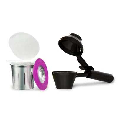 Perfect Pod Ez-cup Stainless Steel & Ez-scoop | Metal Reusable K-cup Variety Pack