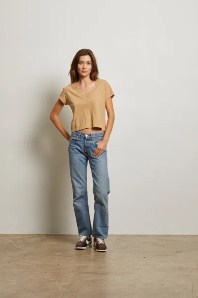 Perfect White Tee Alanis In Brown