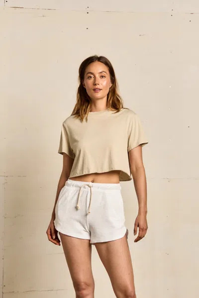 Perfect White Tee Courtney In Gray