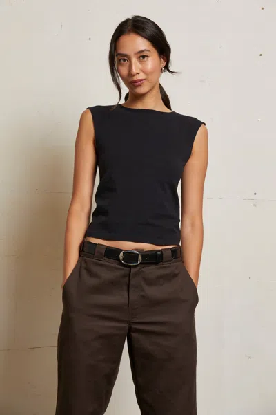 Perfect White Tee Elanor In Black