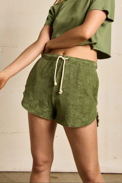 Perfect White Tee Farrah In Green