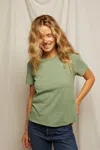 Perfect White Tee Harley In Green