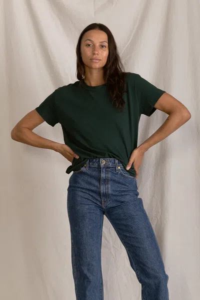 Perfect White Tee Harley In Green