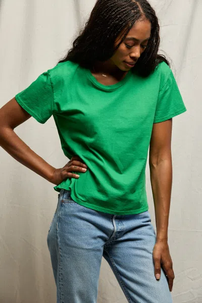 Perfect White Tee Harley In Green