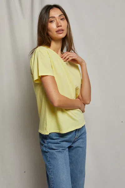 Perfect White Tee Harley In Yellow