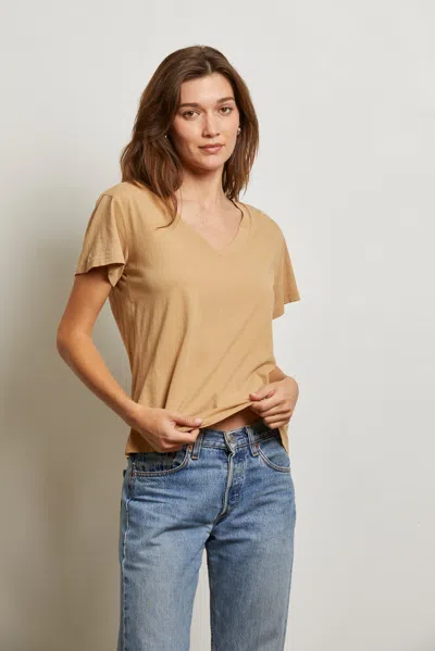 Perfect White Tee Hendrix In Brown