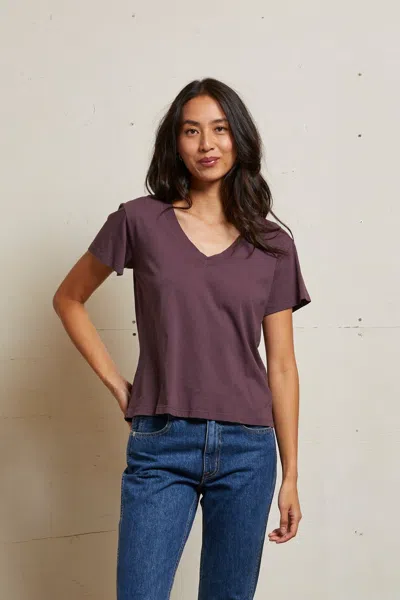 Perfect White Tee Hendrix In Purple