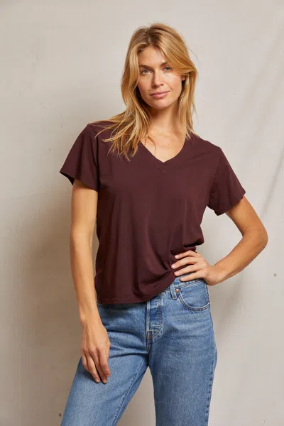 Perfect White Tee Hendrix In Brown