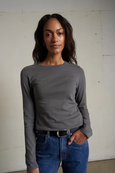 Perfect White Tee Jamie In Gray