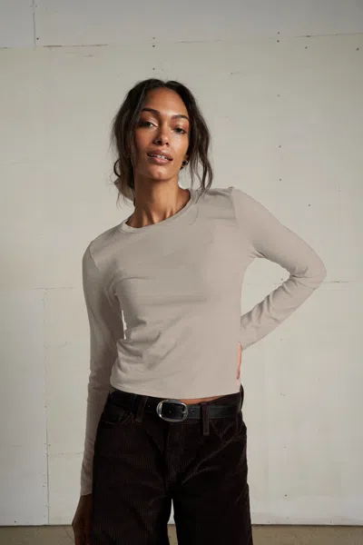 Perfect White Tee Jamie In Gray