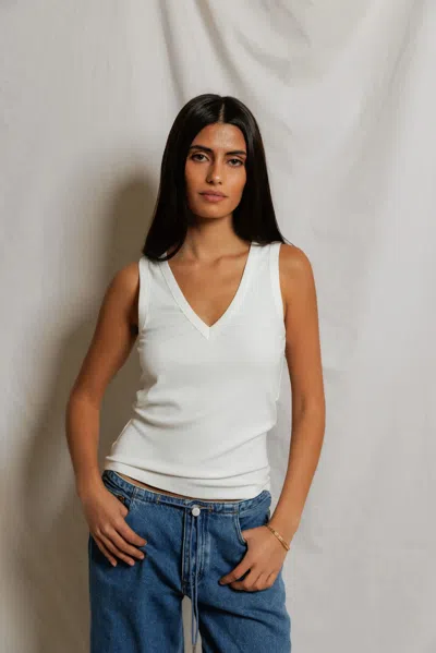 Perfectwhitetee Mallory Luxe Tank Top In Animal Print
