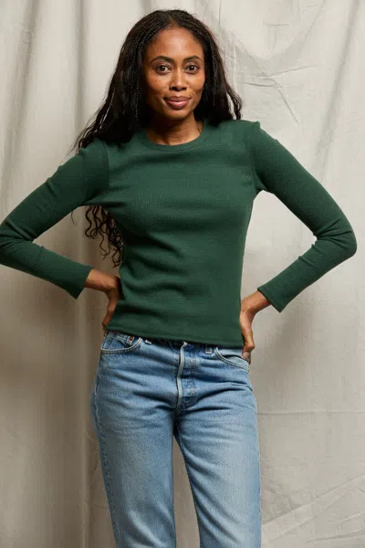 Perfect White Tee Maya In Green