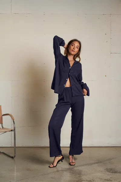 Perfect White Tee Melody In Blue