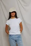 Perfect White Tee Pwt Hat In White