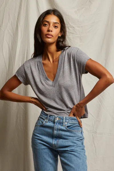 Perfect White Tee Rosie In Gray