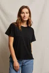 Perfect White Tee Ruby In Black