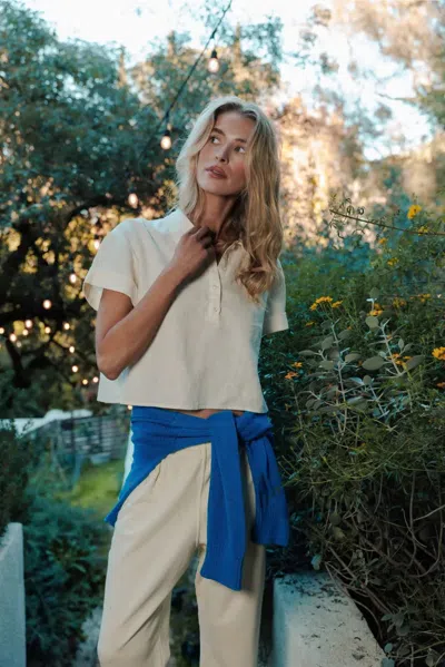 Perfect White Tee Tabitha In Yellow