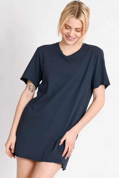 Perfect White Tee Zeppelin In Blue