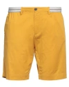 Perfection Man Shorts & Bermuda Shorts Marigold Size 40 Cotton, Nylon, Elastane In Yellow