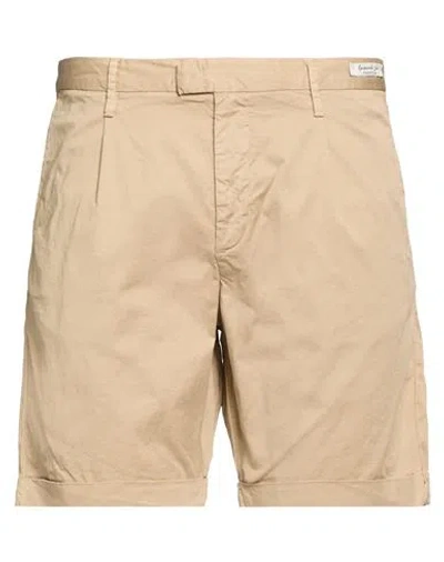 Perfection Man Shorts & Bermuda Shorts Sand Size 38 Cotton, Elastane In Beige