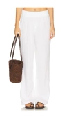 Perfectwhitetee Shane Waffle Sweatpants In White In White