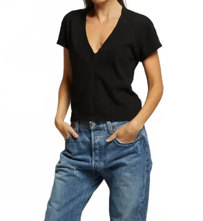 Perfectwhitetee Alanis New Recycled Cotton In Black