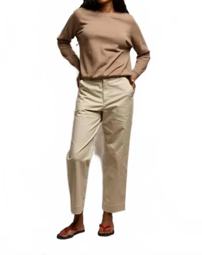 Perfectwhitetee Alexi Crewneck Sweatshirt In Mocha In Brown