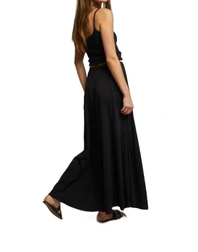 Perfectwhitetee Amy Supimacotton Skirt In True Black