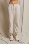 Perfectwhitetee Women Holly Velour Wide Leg Sweatpants In Sugar In Multi