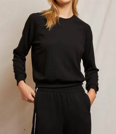 Perfectwhitetee Blair Sweatshirt In True Black