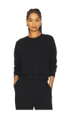 Perfectwhitetee Loop Terry Sweatshirt In 纯黑色