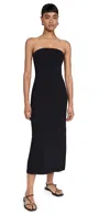 Perfectwhitetee Blondie Strapless Dress True Black In True Black
