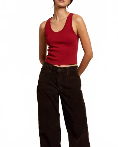 Perfectwhitetee Blondie Tank Top In Maple In Brown