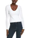 Perfectwhitetee Blondie V-neck T-shirt In White