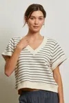 Perfectwhitetee Briggs Stripe In Multi