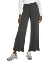 Perfectwhitetee Brushed Thermal Wide Leg Pant In Black