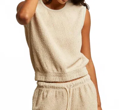 Perfectwhitetee Carli Summer Boucle Tank Top In Putty In Neutral